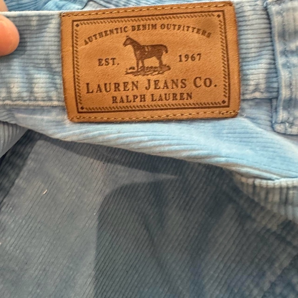 Ralph Lauren Light Blue Corduroy Jeans - Picture 5 of 5